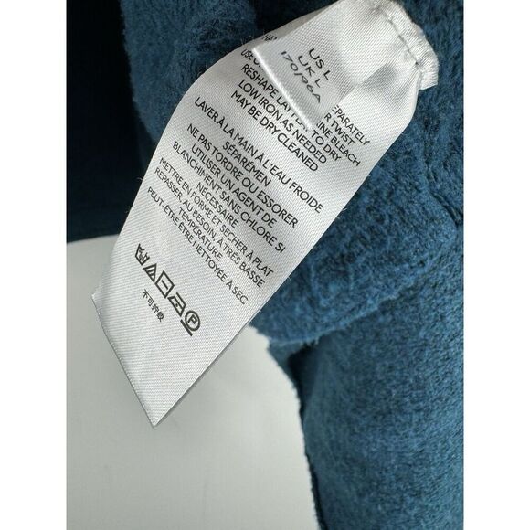 Urban Outfitters Size Large Kyla Cropped Turtleneck Sweater in Teal - Picture 8 of 9